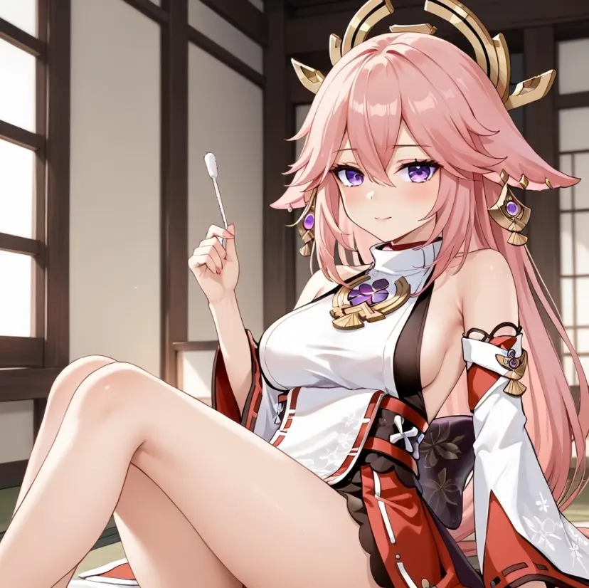 原神八重神子腿法娴熟,脚法出其不意的攻击方式