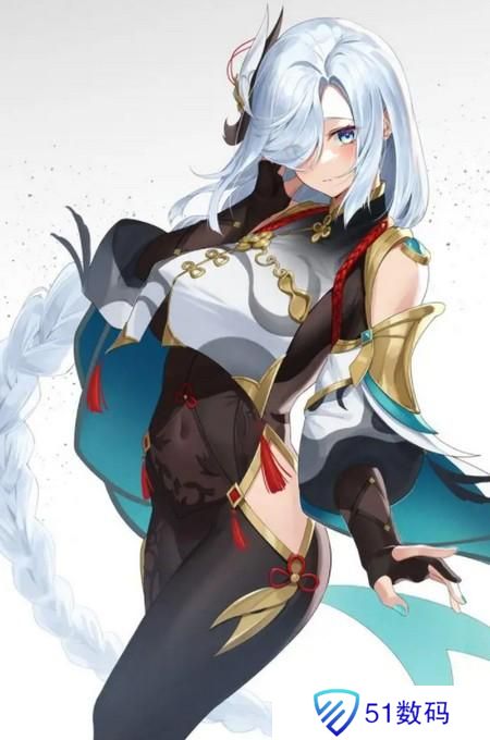 原神申鹤享受流口水图片