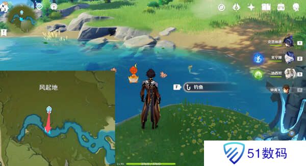 原神蒙德钓鱼位置分布情况 蒙德钓鱼八处分布情况攻略[多图]图片9