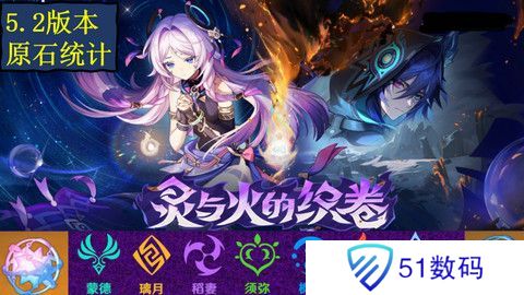 原神5.2版本原石奖励统计 5.2版本一共有多少原石[多图]图片1