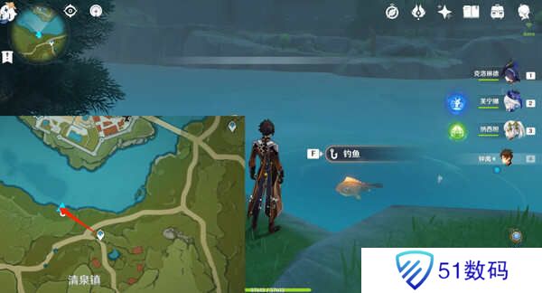 原神蒙德钓鱼位置分布情况 蒙德钓鱼八处分布情况攻略[多图]图片11