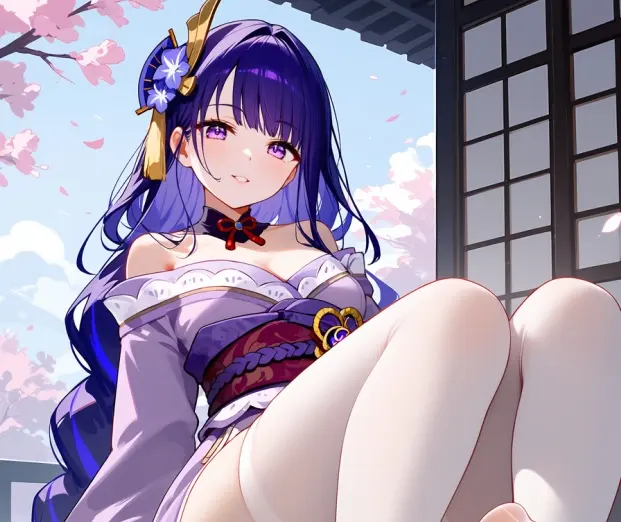 雷电将军脚法娴熟图片,这个腿法是什么意思