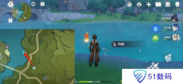 原神蒙德钓鱼位置分布情况 蒙德钓鱼八处分布情况攻略[多图]图片7