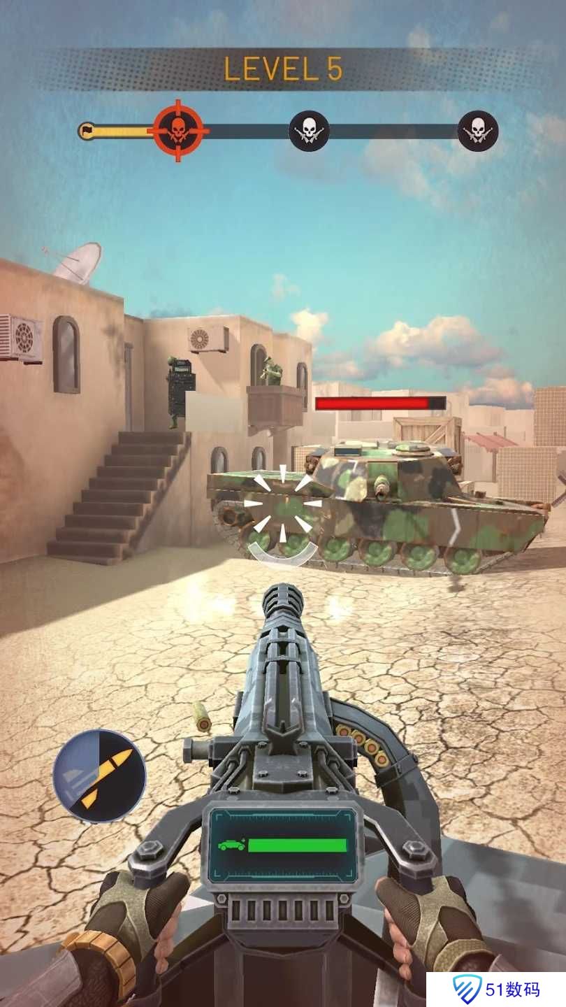 现代战争车辆射击