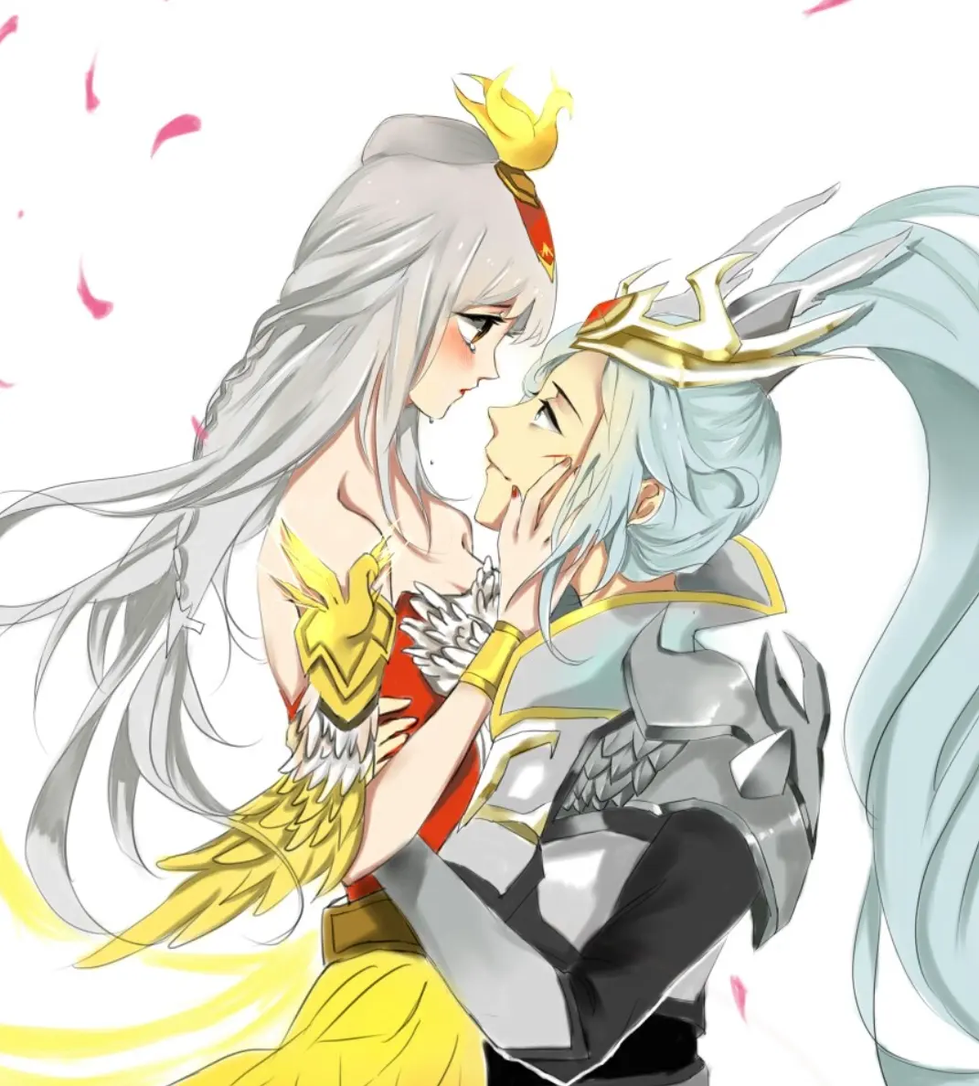 王者荣耀王昭君和韩信睡一起图片,韩信进王昭君身体内部什么梗