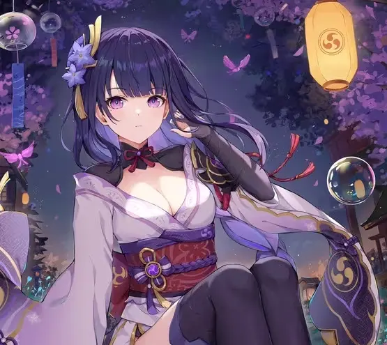 旅行者把雷电将军弄哭了!原神同人漫画故事