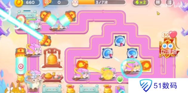 保卫萝卜4周赛7月11日攻略：7月11日周赛无伤图文通关教程[多图]图片2