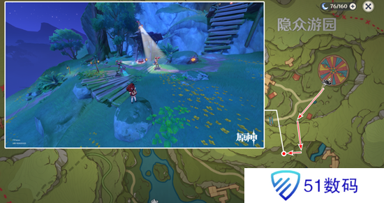 原神隐众游园绮光彩灯解密攻略 隐众游园绮光彩灯位置大全[多图]图片12