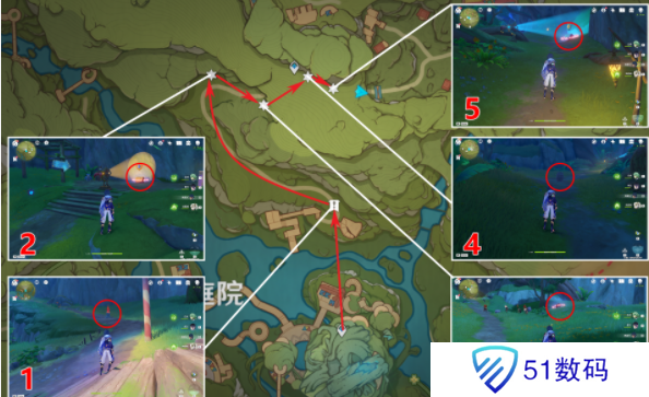 原神隐众游园南礼券在哪里收集 隐众游园南礼券位置汇总攻略[多图]图片2