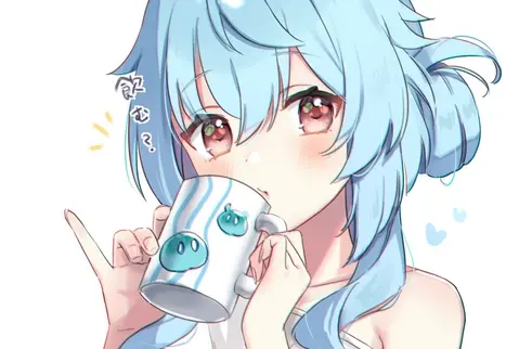 原神甘雨挤羊奶的场景,甘雨喝奶倒了白水流淌了一地什么梗?