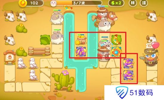 保卫萝卜4波仔很忙第7关攻略 波仔很忙第七关图文通关教程[多图]图片3
