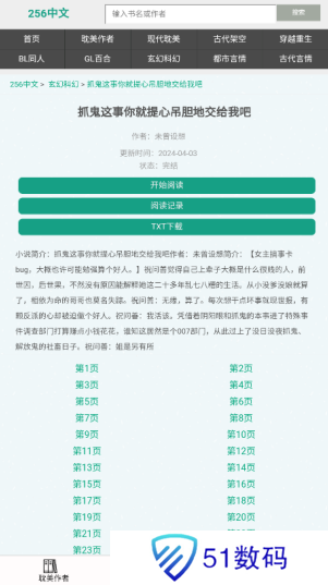 256中文小说阅读下载官方版