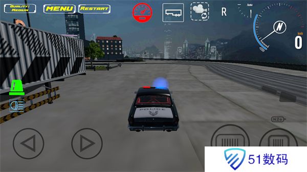 警车碰撞模拟器